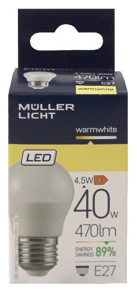 KUGEL,LED-SMD,E27,4,5W,SB