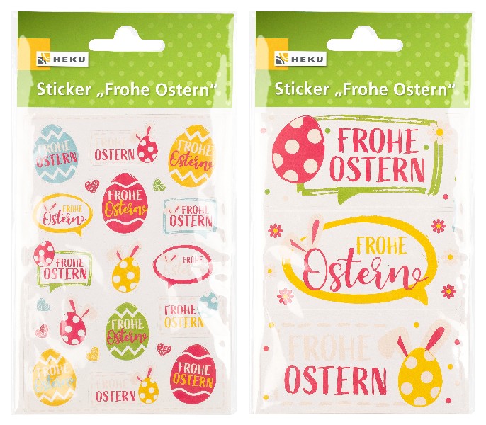 STICKER "FROHE OSTERN" SB