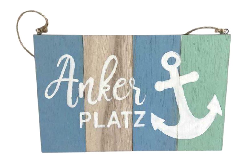 SCHILD,ANKERPLATZ,22X14CM