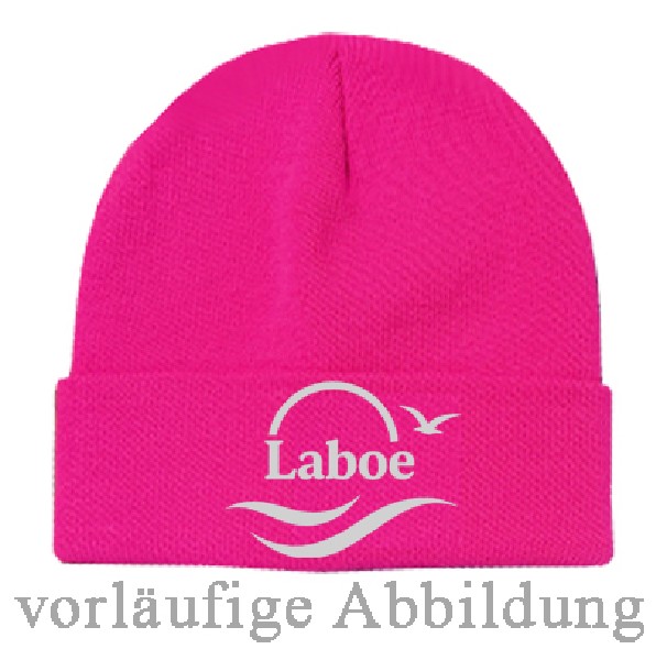STRICKMÜTZE,LABOE,PINK