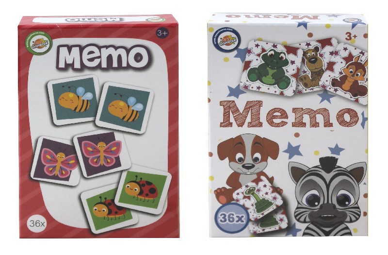 MEMO SPIELE, 4FACH SORT.