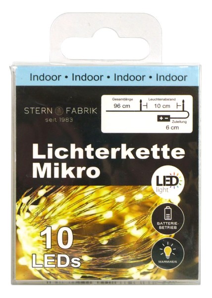 DRAHTLICHTERK. LED 10ER