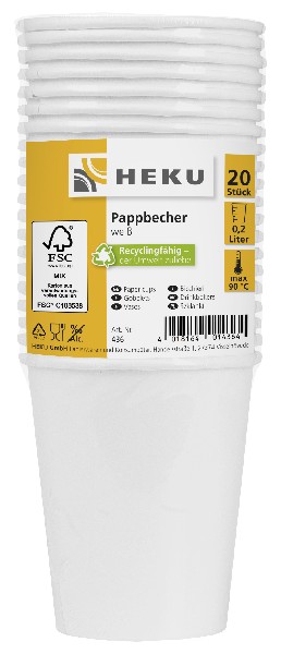 [152660] PAPPBECHER WEISS 0,2 LTR