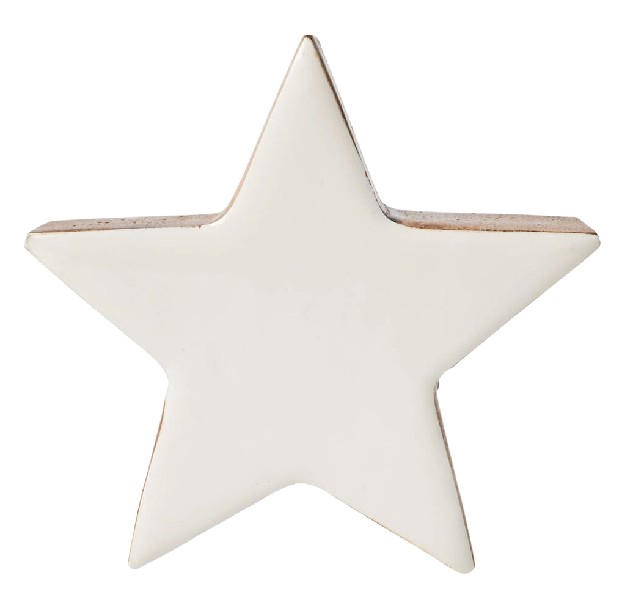 STERN 20CM LACK WEISS