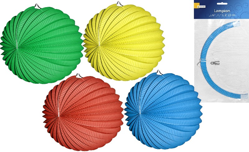 LATERNE,RUND,25CM,4FA.SB