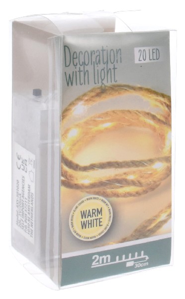 TAU + 20 LED,2M,WARMWEISS