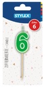 ZIFFERNKERZE "6" 1ER SB