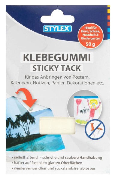 KLEBEKGUMMI,48ER,WEIß,SB