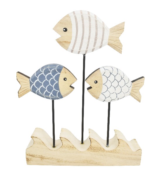 FISCHSCHWARM,(3)BLAU,20CM
