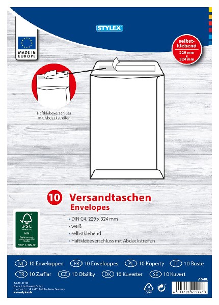 VERSANDTASCHEN C4/HK 10ER