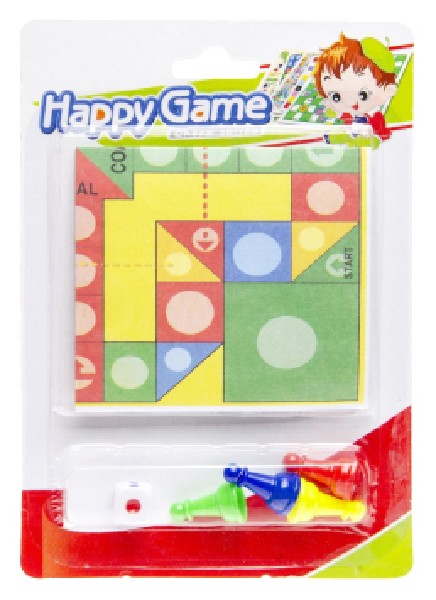 [311061] LUDO-SPIEL,4KEGEL,1WÜR.SB