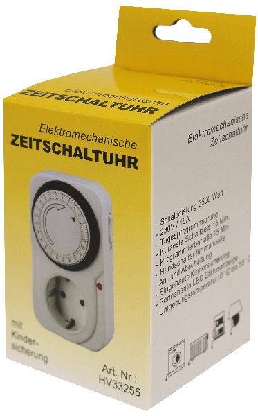 ZEITSCHALTUHR 24 STUNDEN