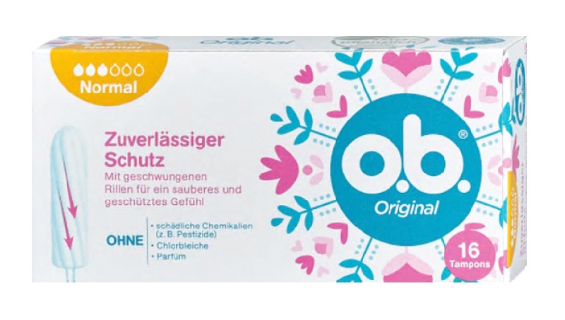 O.B. NORMAL 16ER PACKUNG