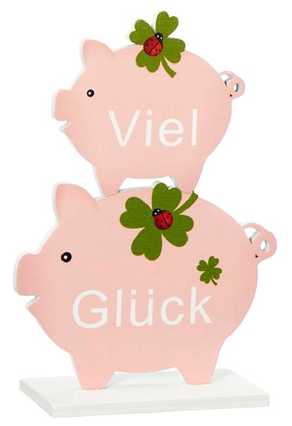 DOPPELSCHWEIN,21CM HOCH