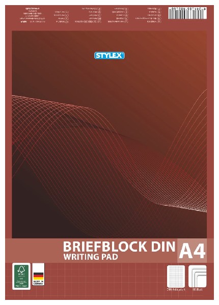 SCHREIBBLOCK A4 50BL. KAR