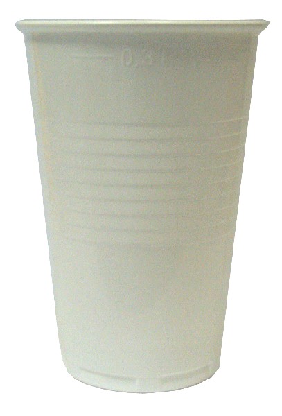 TRINKBECHER 0,3L WEISS