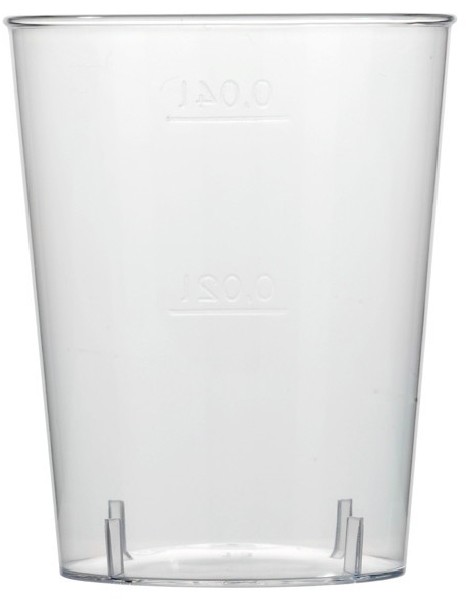 EINWEG-SCHNAPSGLAS 2+4CL