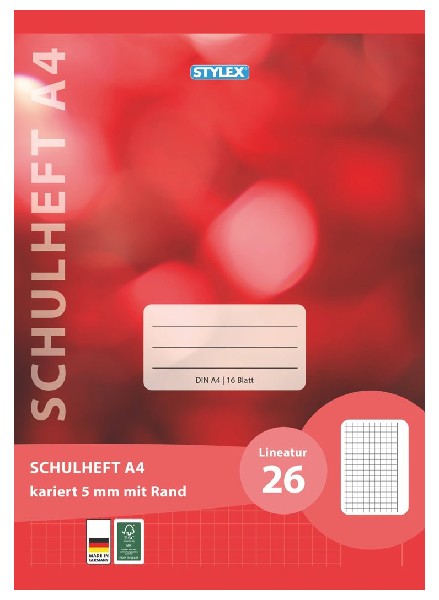 SCHULHEFT A4 LINEATUR 26
