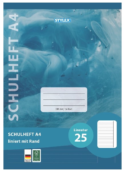 SCHULHEFT A4 LINEATUR 25
