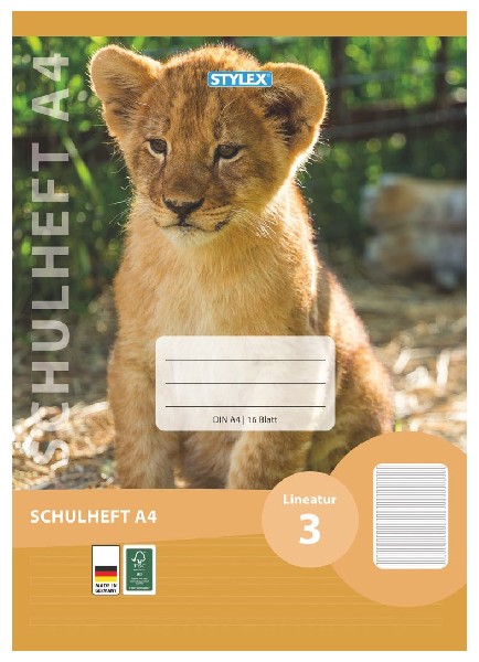 SCHULHEFT A4 LINEATUR 3
