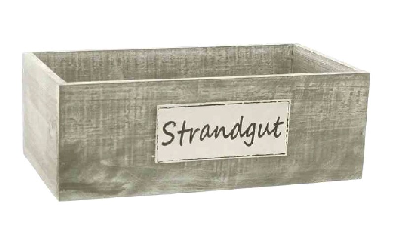 HOLZBOX,STRANDGUT28X15X10