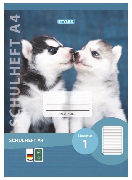 SCHULHEFT A4 LINEATUR 1