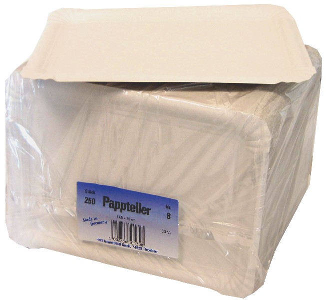 PAPPTELLER,17X25 CM