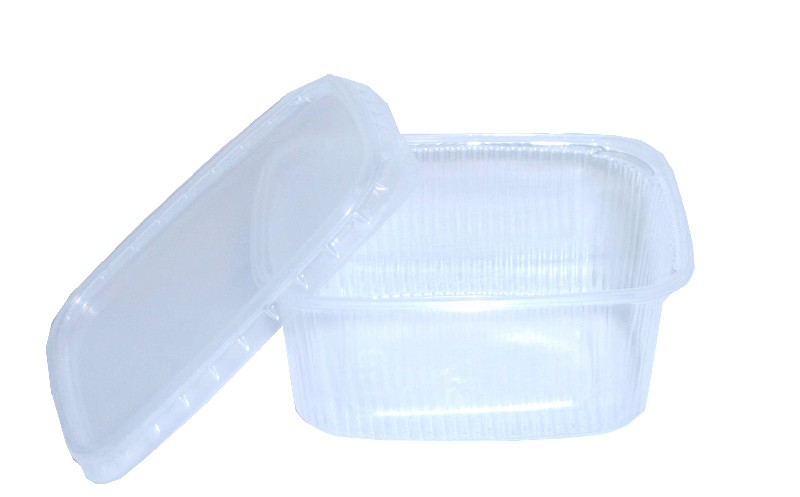 SALATBECHER PP ECKIG 250G