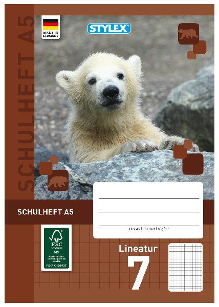 SCHULHEFT A5 LINEATUR 7