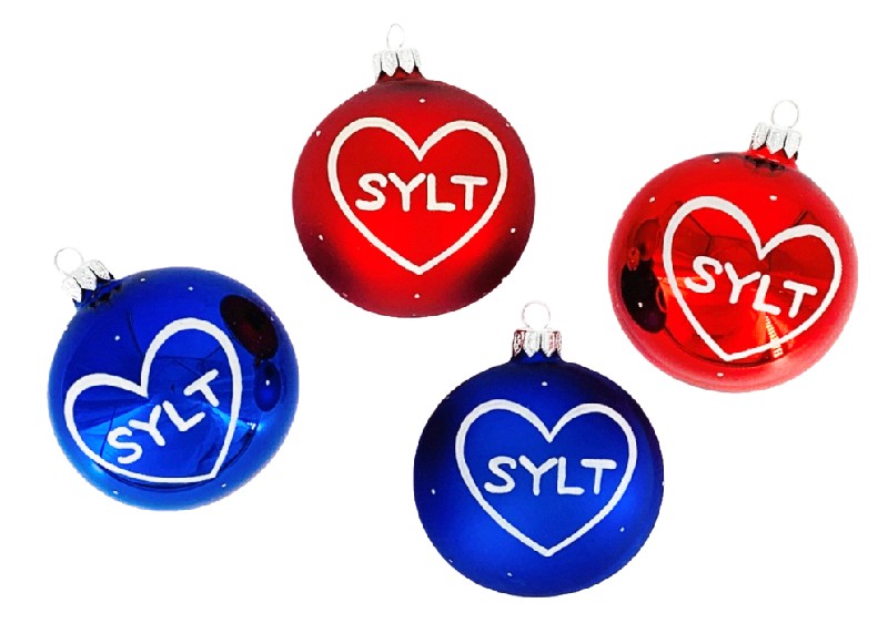 W-KUGEL,BLAU/ROT,SYLT