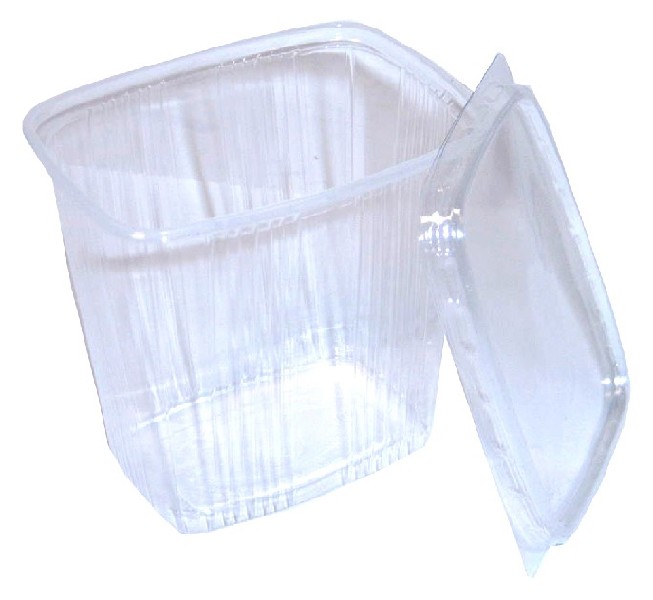 SALATBECHER PP ECKIG 500G