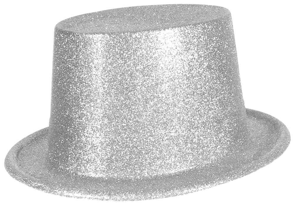 HUT,GLITZERZYLINDER,SILBE
