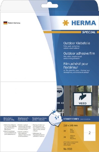 HERMA SUPERPR.ETI.OUTDOOR
