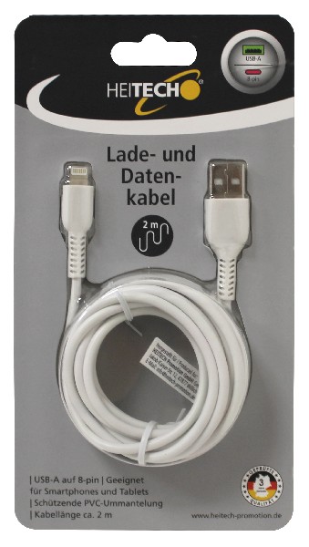 LADEKABEL USB A/8-PIN,SB