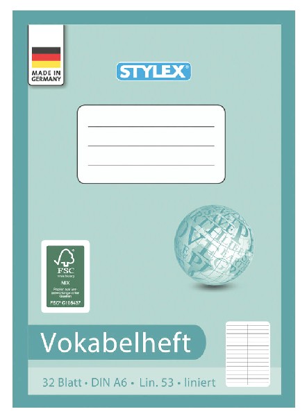 VOKABELHEFT A6/32BLATT