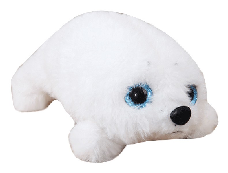 [393852] PL.SEEHUND,LIEG.WEIß,18CM