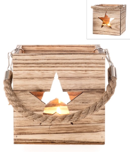 HOLZBOX NATUR 12X12X12CM