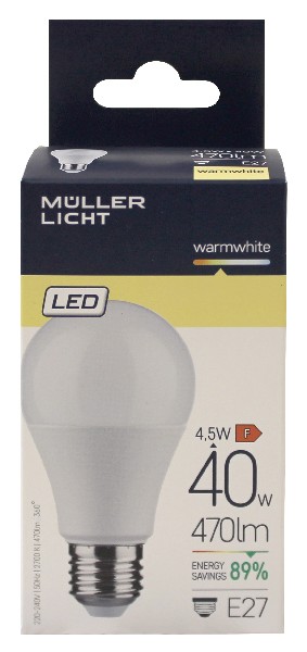 LAMPE,LED-SMD,E27,4,5W SB