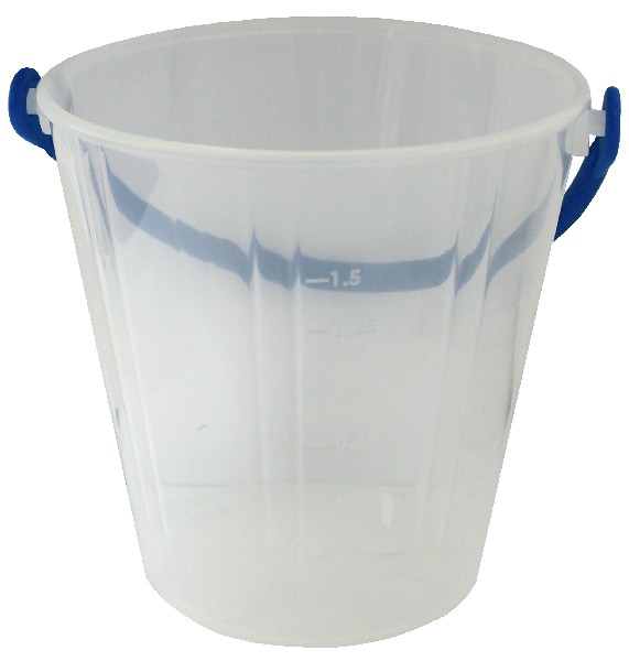 EIMER,TRANSPARENT 1,5L