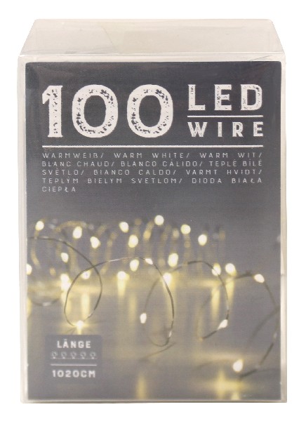 DRAHTLICHTERK.LED 100ER