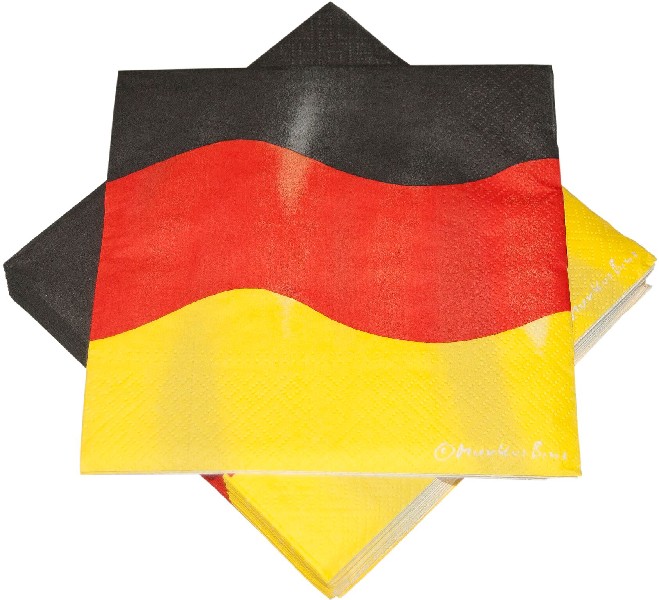 SERV.33X33CM,20ER,D-FARB.