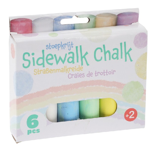 STRASSENMALKREIDE 6ER  SB