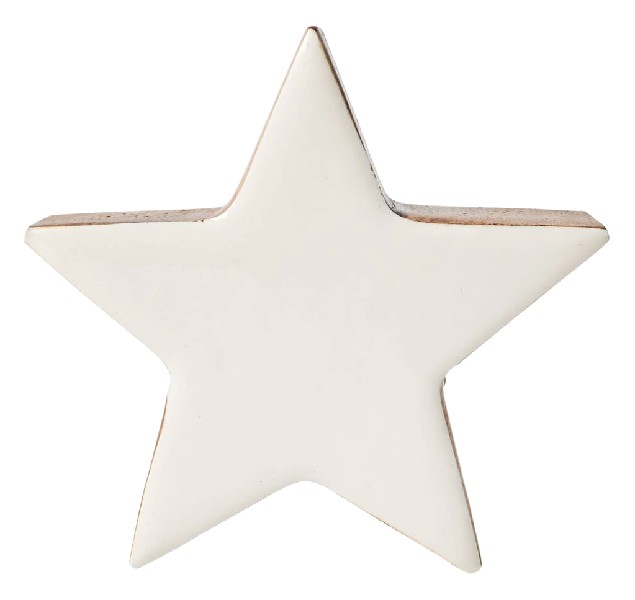 STERN 10CM LACK WEISS