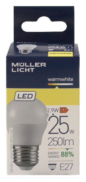 KUGEL,LED-SMD,E27,2,9W SB