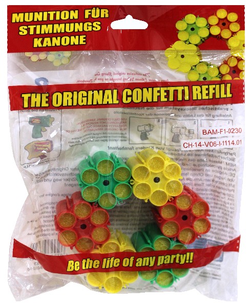KONFETTI-MUNITION 6X6 SB