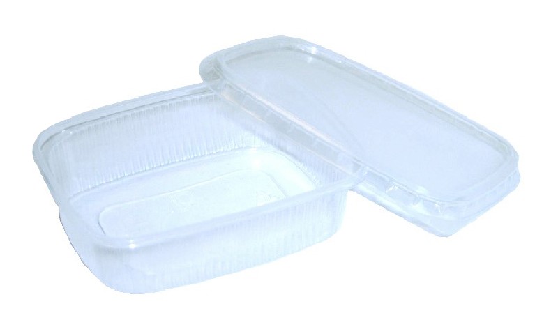 SALATBECHER PP ECKIG 125G