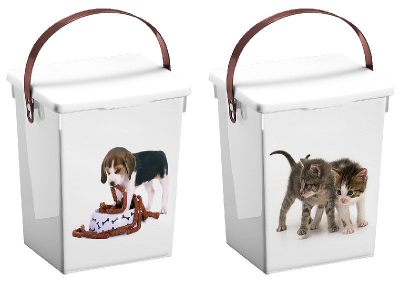 HUNDEFUTTERBOX 23X18X17CM