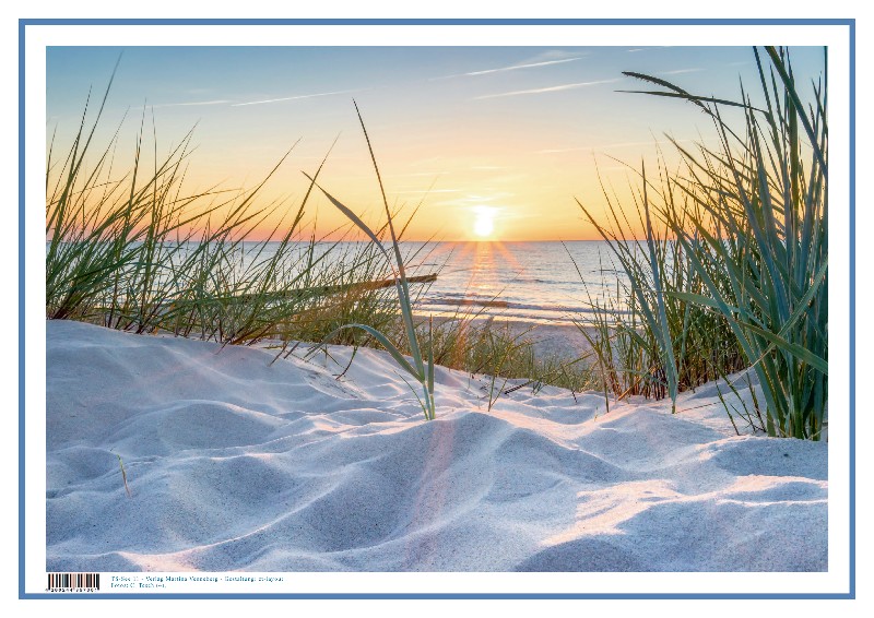 TISCHSET AM MEERESSTRAND