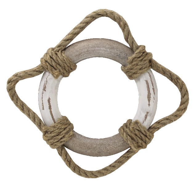 RETTUNGSRING, HOLZ 14CM