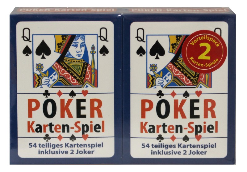 POKERKARTEN,2X54 BLATT